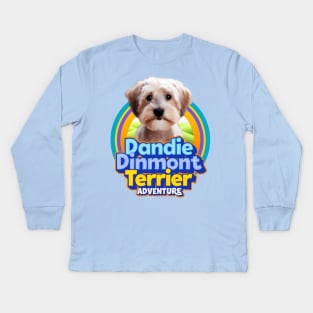 Dandie Dinmont Terrier Kids Long Sleeve T-Shirt